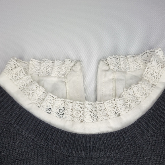 Joie Women's Affie Wool & Cashmere Lace Trim Layered Knit Sweater Size S - Picture 12 of 15
